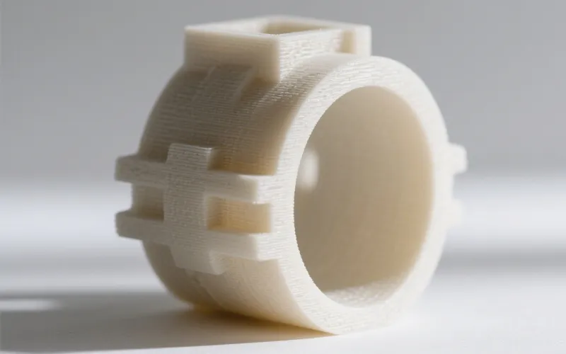 Custom pipe clamp made of Nylon12-FR, FDM 3D printed